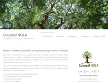 Tablet Screenshot of counselnola.com